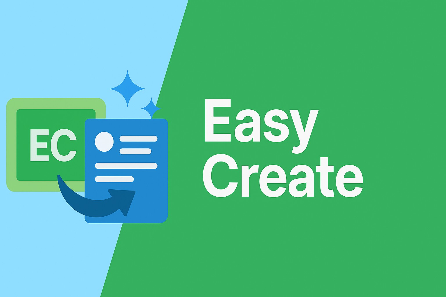 Bannière Easy Create